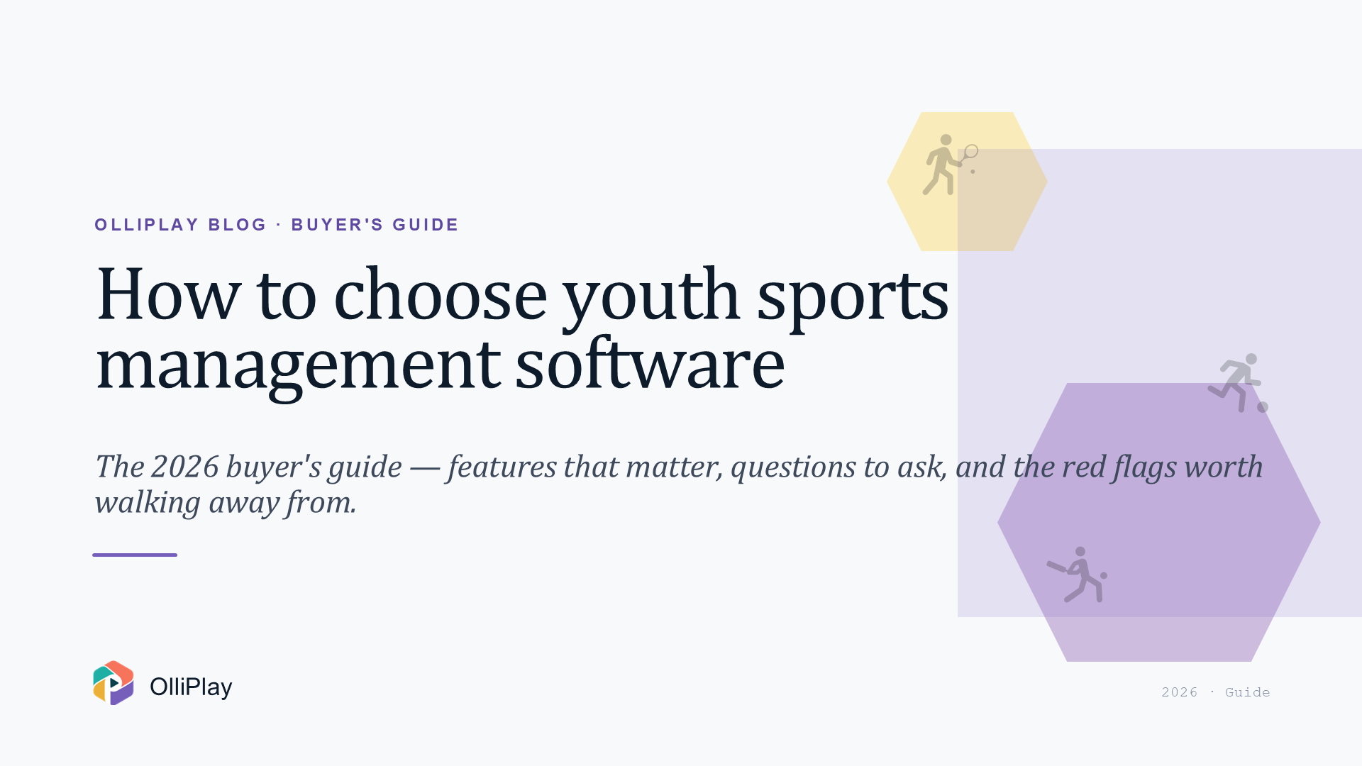 How to Choose Youth Sports Management Software (2026 Buyer's Guide)