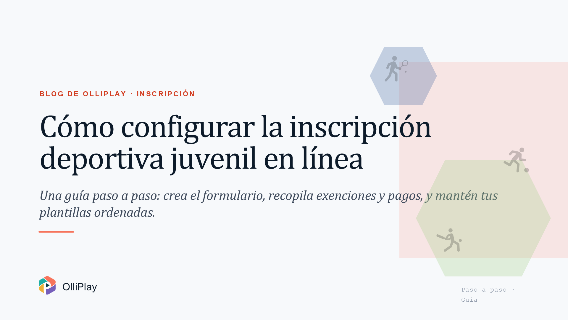 Cómo configurar la inscripción en línea para deportes juveniles (paso a paso)